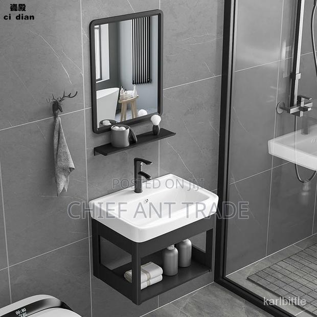 Cabinet Wash Hand Basin + Mirror. 4336 · Photo 3