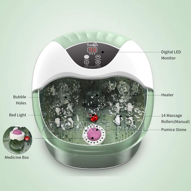 Foot Spa Massager With Heat, Bubble, Fatigue Relief · Photo 2