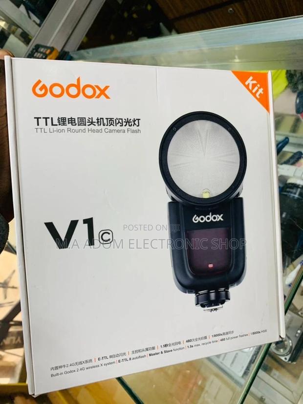 Classic Design Godox Round Head Camera Flash for Canon · Photo 1