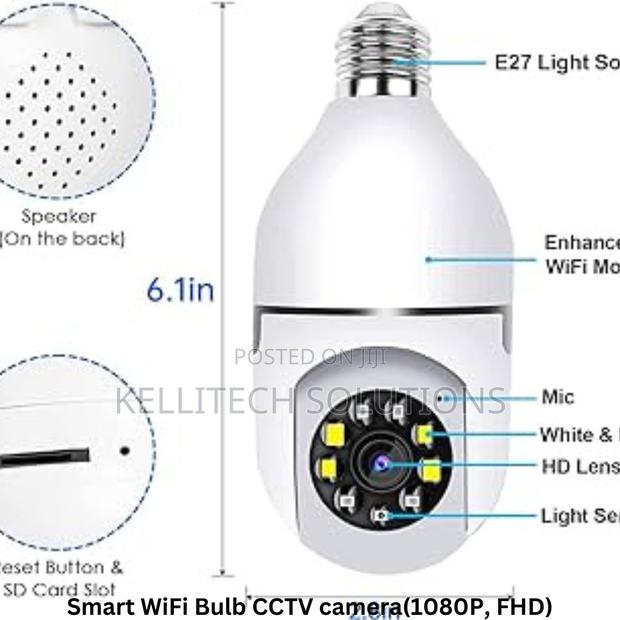 Smart Wifi Bulb CCTV Camera 1080P · Photo 1