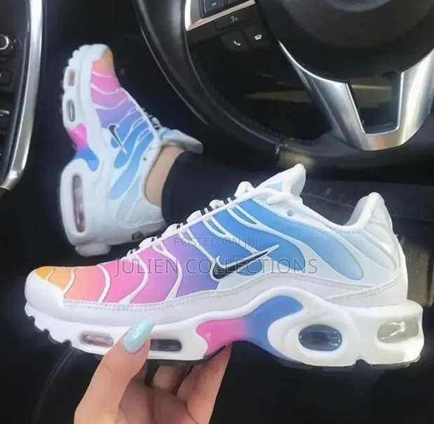 Nike Air Max Tn1 White Blue and Pink · Photo 1