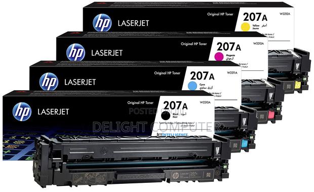 HP Original (W2210a) 207a Black Toner Cartridge · Photo 1