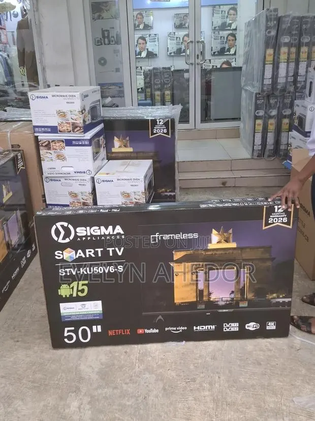 New Model of Sigma 50 Inches Smart Android Tv Uhd Availble · Photo 1