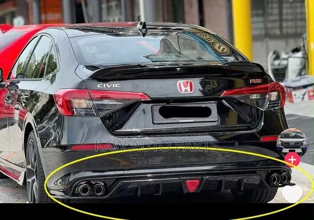 2022,2023,2024,2025 Back Bumper Diffuser for Honda Civic · Photo 1
