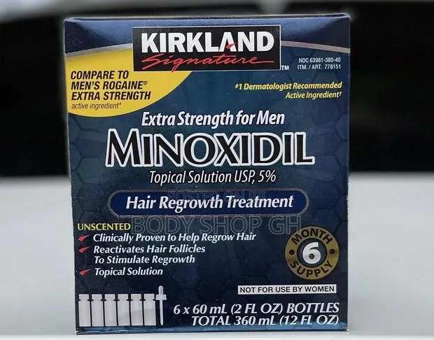 Kirkland Minoxidil -Extra Strength Hair Regrowth Treatment · Photo 1