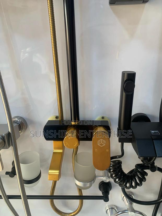 Black and Gold 3in1 Bathroom Shower · Photo 4