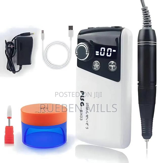 Original PLSG BX-03 Cordless Rechargeable Nail Drill File · Photo 1