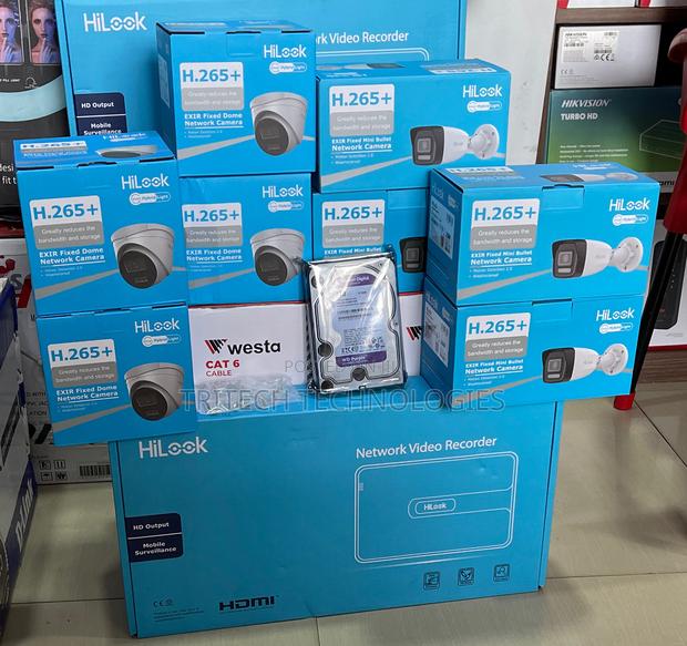 Hilook NVR 8ch 2MP(Full Color)+ Sound Complete KIT + 1tb HDD · Photo 1