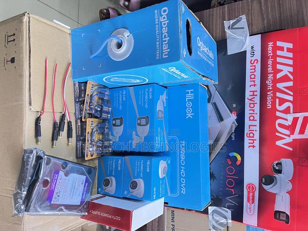 Hilook DVR 4ch 2mp (Full Color) With Sound Complete Kit+ 1tb · Photo 2