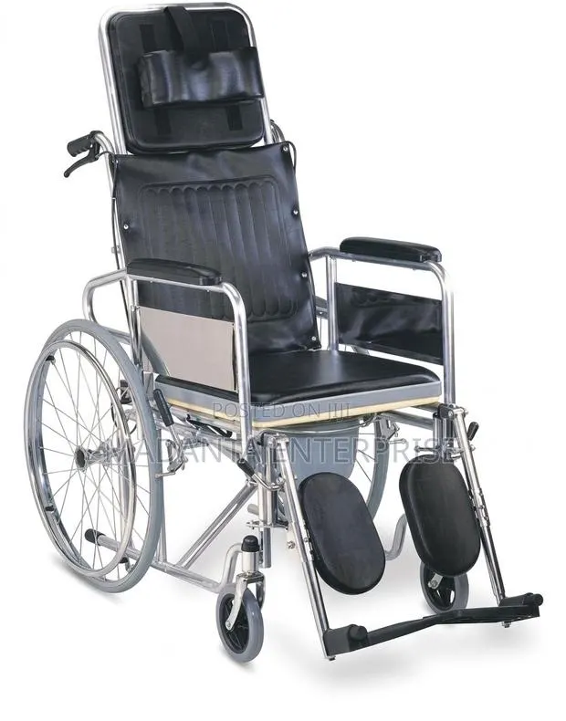 Long Back Commode Wheelchair · Photo 1