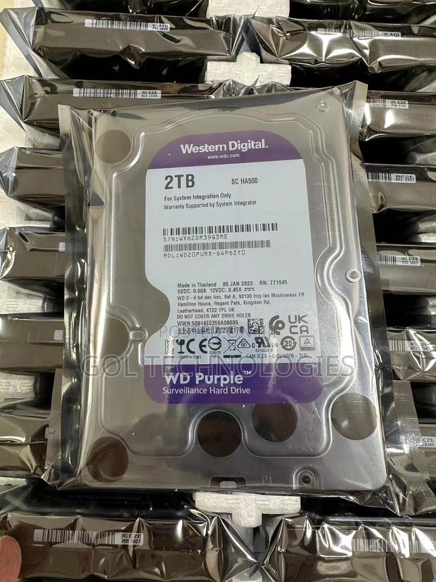 2 Tb Western Digital Purple Surveillance Internal HDD · Photo 1