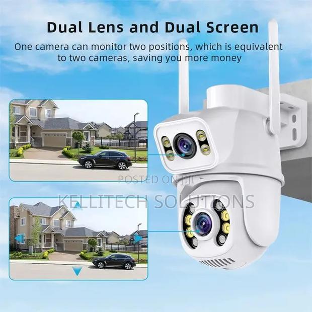 Dual Lens Icsee 6MP CCTV Camera · Photo 1