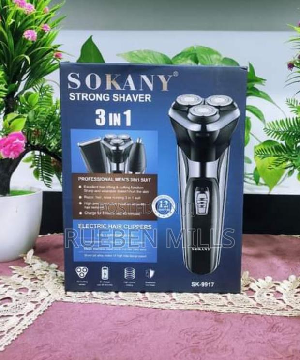 Sokany Three Floating Razor Head Beard Trimmer Hair Clipper · Photo 1