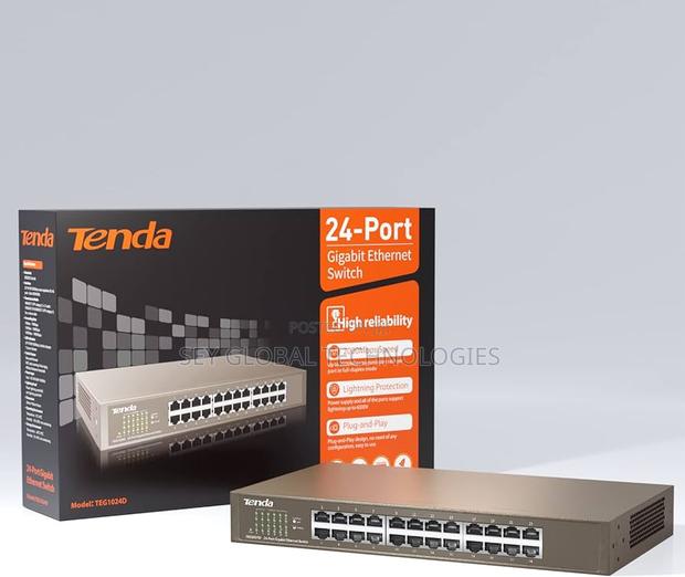 Tenda TEG1024D 24-Port 10/100/1000 Gigabit Switch · Photo 1