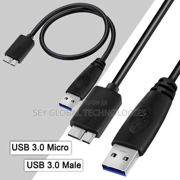 USB 3.0 a to Micro B Superspeed Cable for External HDD · Photo 1