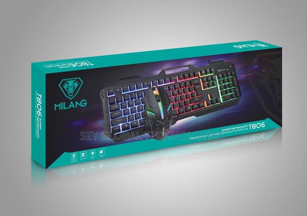 MILANG Gaming Wired Keyboard Mouse With Cool RGB Backlit · Photo 3