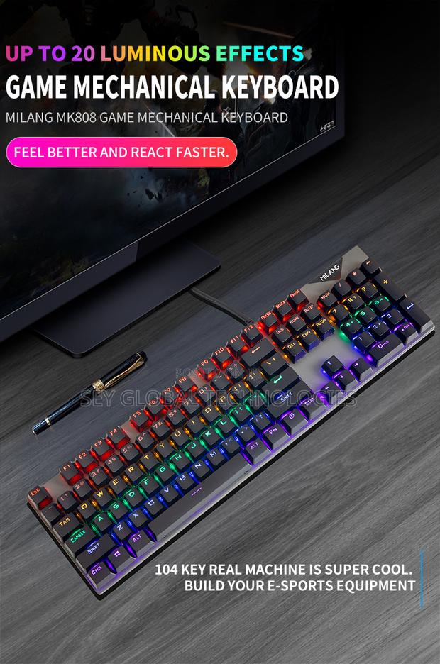 MILANG Gaming Wired Keyboard Mouse With Cool RGB Backlit · Photo 2