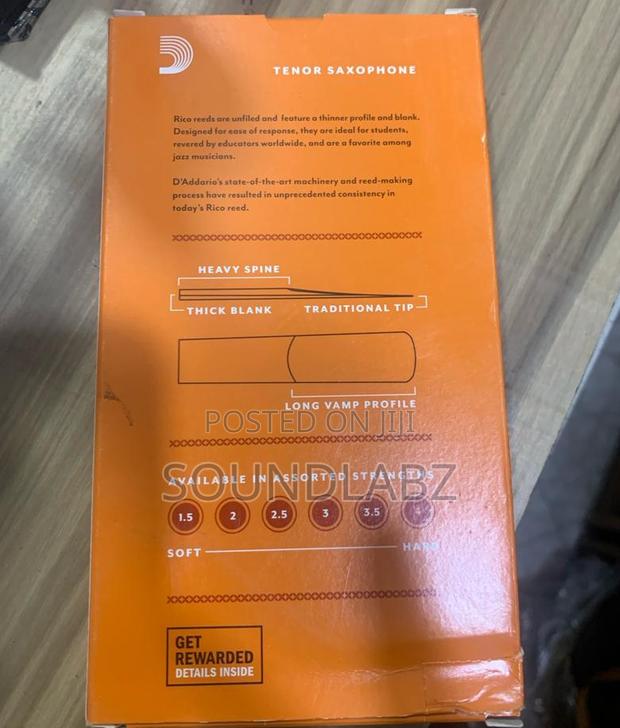 d'Addario Rico Alto Sax Reeds,Strength 3.0 · Photo 2
