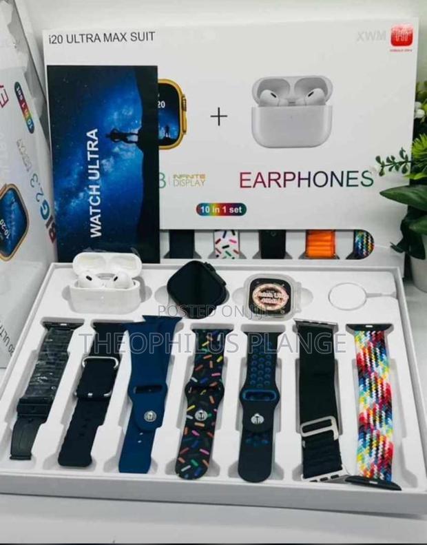 Big 23 10 in 1 Smart Watch Plus Free Airpods · Photo 1