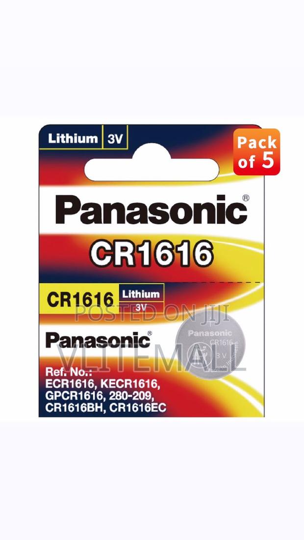 Panasonic CR1616 3V Coin Cell Lithium Battery 5pack · Photo 1