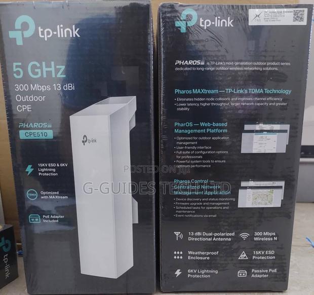 Tp-Link 5ghz 300mbps 13dbi Outdoor Cpe Access Point Cpe510 · Photo 3