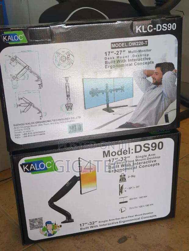 Single Monitor Mount 17"-27" Dw220-T · Photo 2