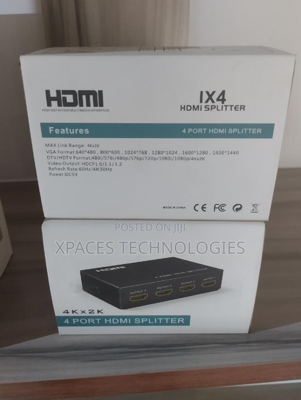 4 Port HDMI Splitter With 4k/2k · Photo 1