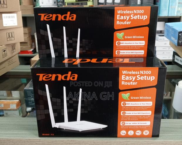 Tenda F3 Wireless Router 300mbps 2.4g Wi-Fi 3*5dbi Antennas · Photo 3