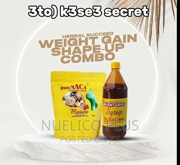 Herbalsucceed Weight Gain Syrup 1lt And Pure Maca Mixture · Photo 1