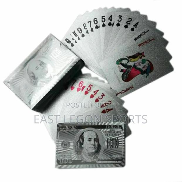 Playing Cards Plastic Poker Spa Game Cards Silver · Photo 5