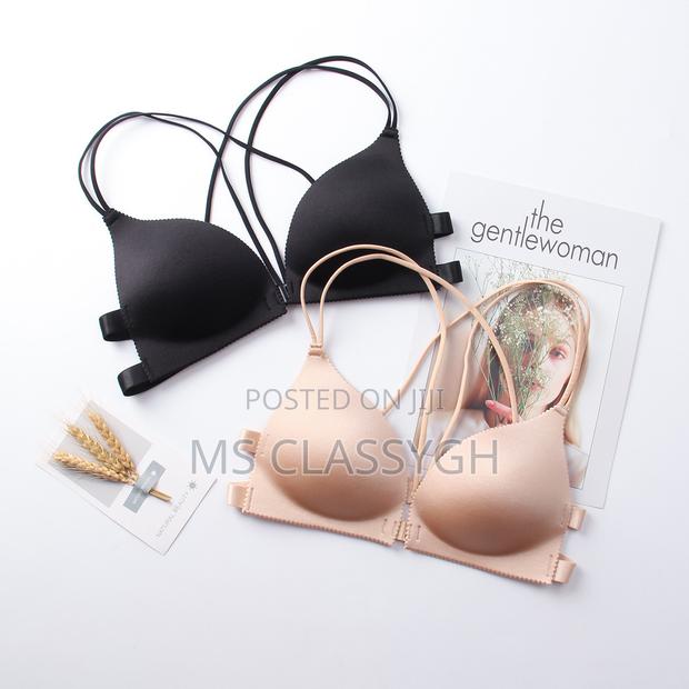 Front-buttoned Double-layer Bra Fashionable Back-wrappe · Photo 1