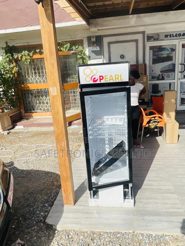 Glass White Pearl Display PVC-316 Singledoor Fridge · Photo 1