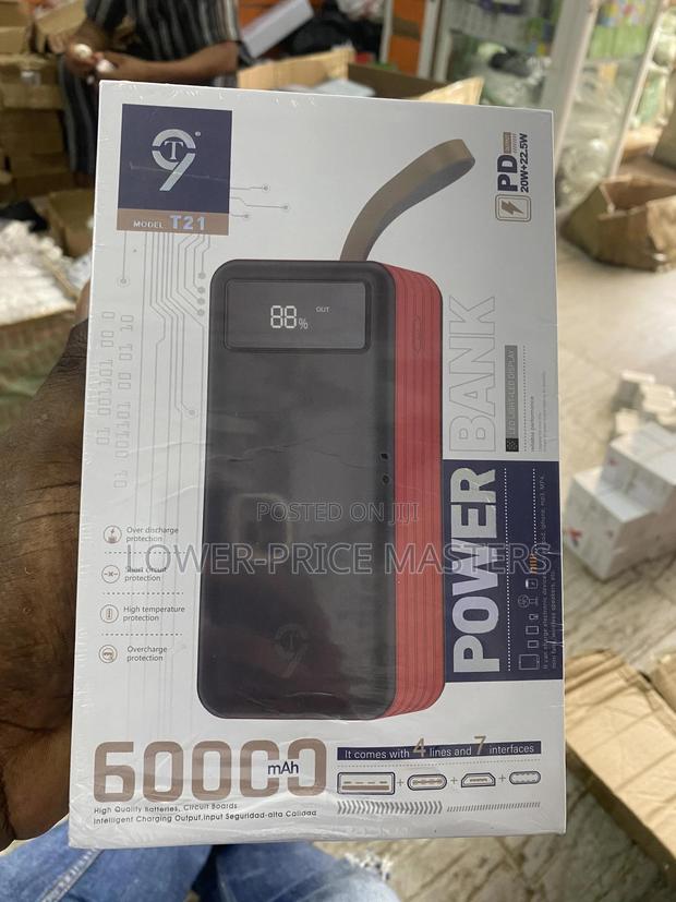 60,000 Mah 9T Powerful Powerbank · Photo 1
