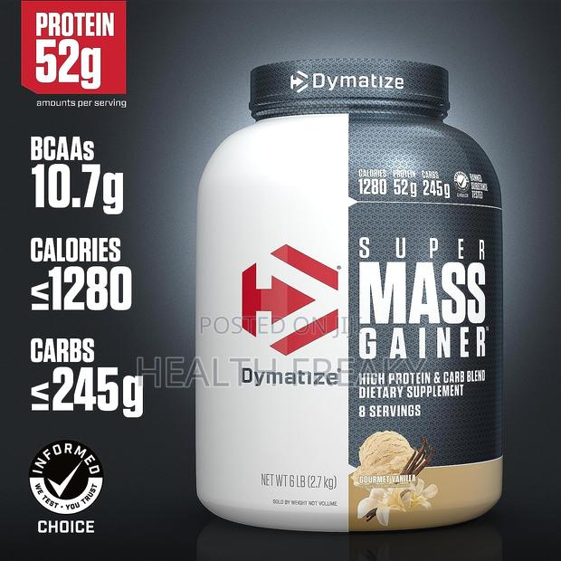 Protein Dymatize Super Mass Gainer Muscle Growth Weight Gain · Photo 1