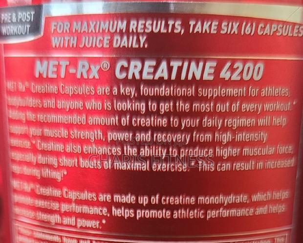 Creatine 4200 (240 Capsules Pre and Post Workout Formula) · Photo 4