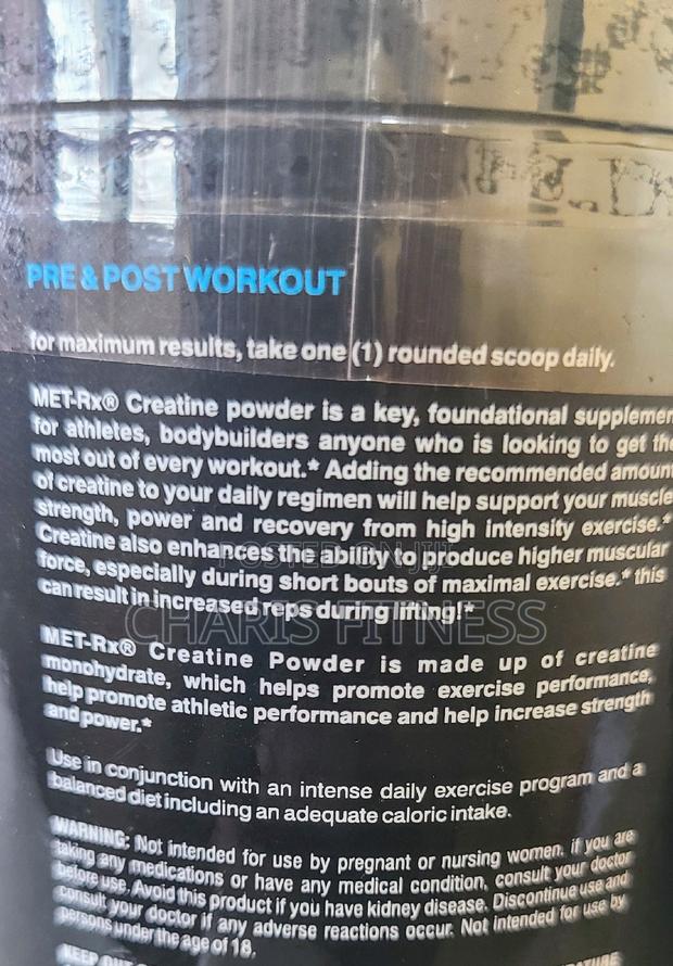 Creatine Powder (Unflavored Met-Rx Formula) · Photo 2