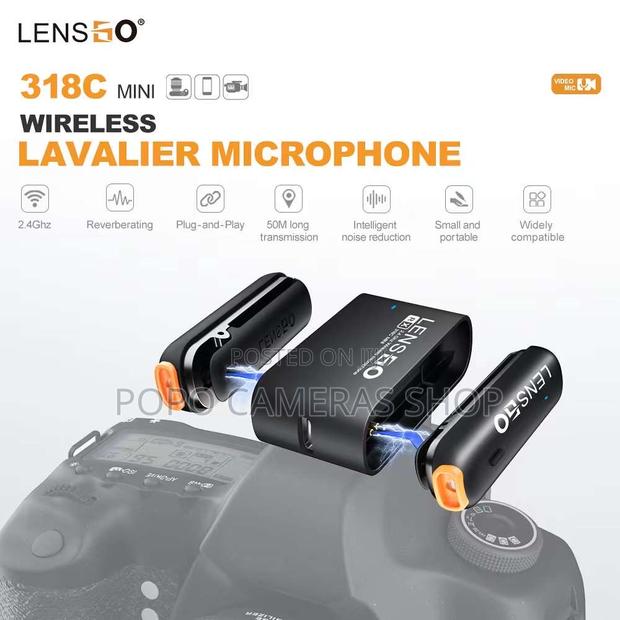 Lensgo 318C Mini Lavalier Microphone · Photo 1