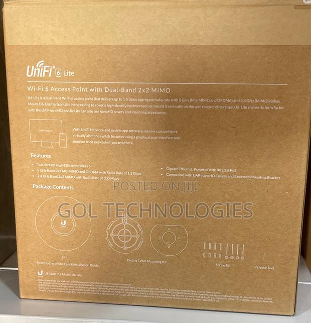 Ubiquiti U6-lite | Unifi Access Point WIFI6 Lite · Photo 1