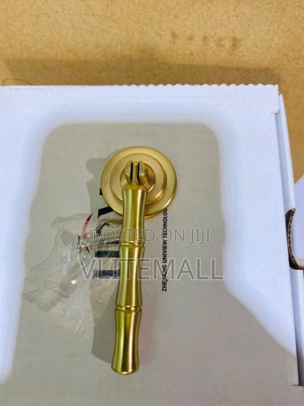 Brushed Brass Cabinet Bamboo Handles · Photo 1