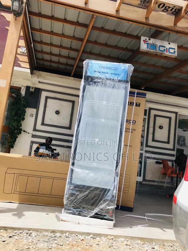 Singledoor Nasco White Glass Nasfl400-1dr Display Fridge · Photo 1