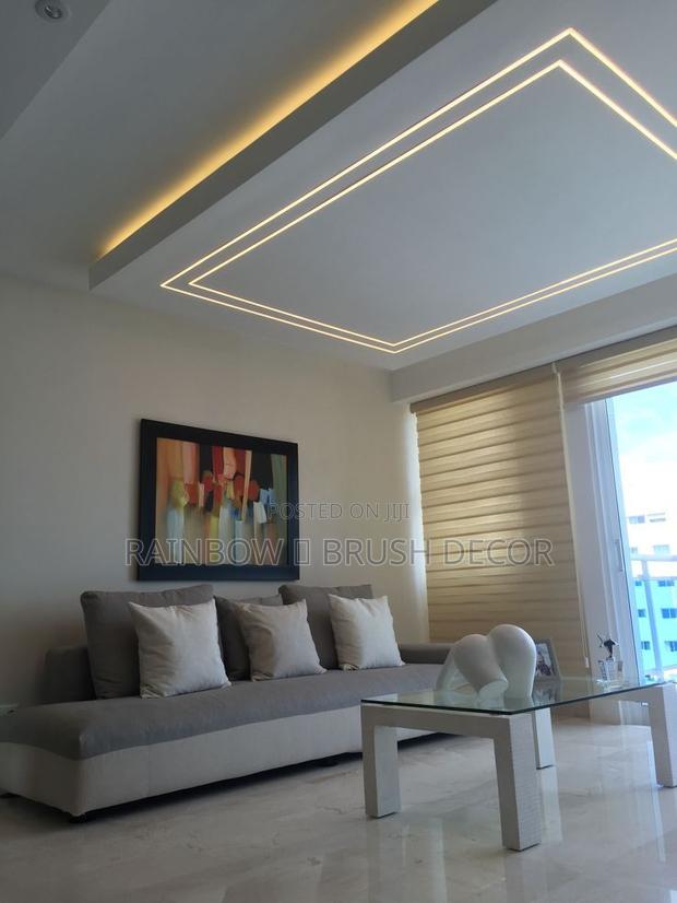 Plasterboard With Aluminum Profile Led Lights Design · Photo 1
