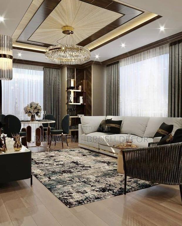 Plasterboard With Aluminum Profile Led Lights Design · Photo 3
