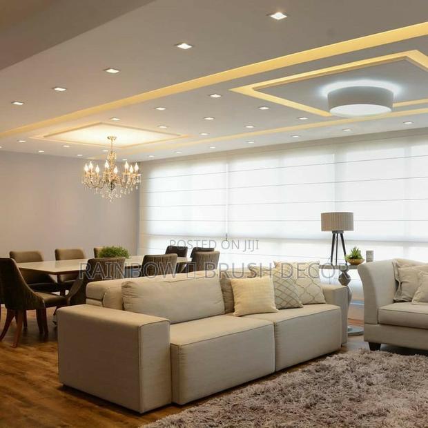 Plasterboard With Aluminum Profile Led Lights Design · Photo 6