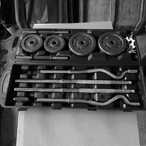 55 KG Dumbbells/Curling/ Barbell