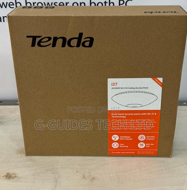 Tenda Ax3000 Wi-Fi 6 Ceiling Access Point I27 · Photo 1