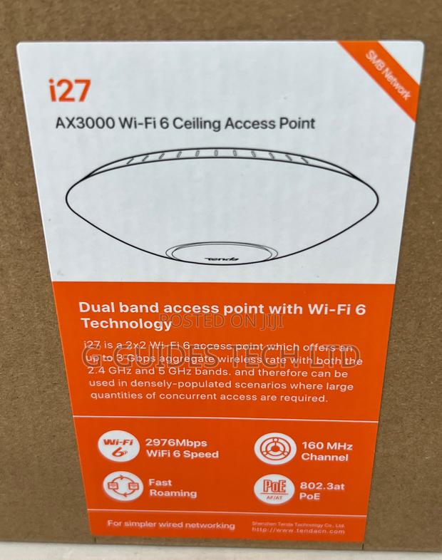 Tenda Ax3000 Wi-Fi 6 Ceiling Access Point I27 · Photo 4