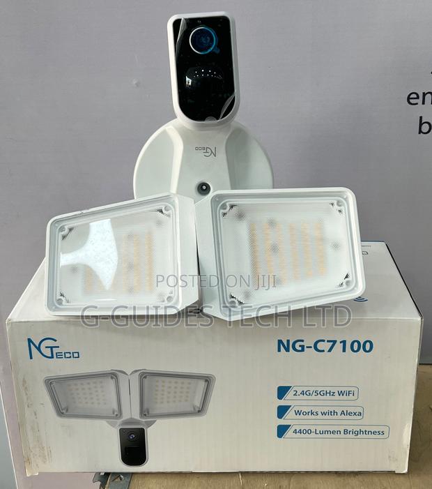 Ngteco WIFI Outdoor Security Floodlight Camera With PIR · Photo 1
