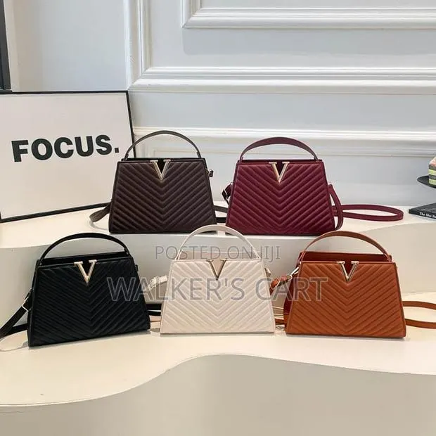 Women's Quilted Chevron Top-Handle Satchel Bag · Photo 1