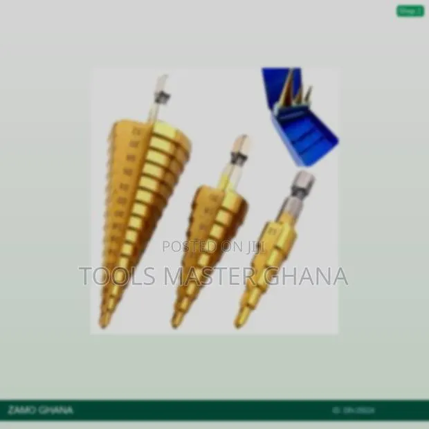 Step Drill Bits Set 3pcs (Nora Branded) - Dn-25024 · Photo 1