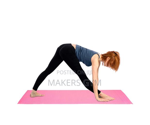 Yoga Mat for Men Women (Pink, 9mm) · Photo 2